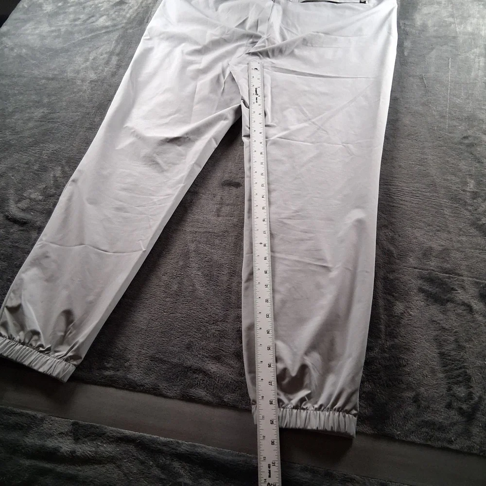 Banana Republic Jogger Pants Mens 38 Gray Elastic Waist Active Casual 2605